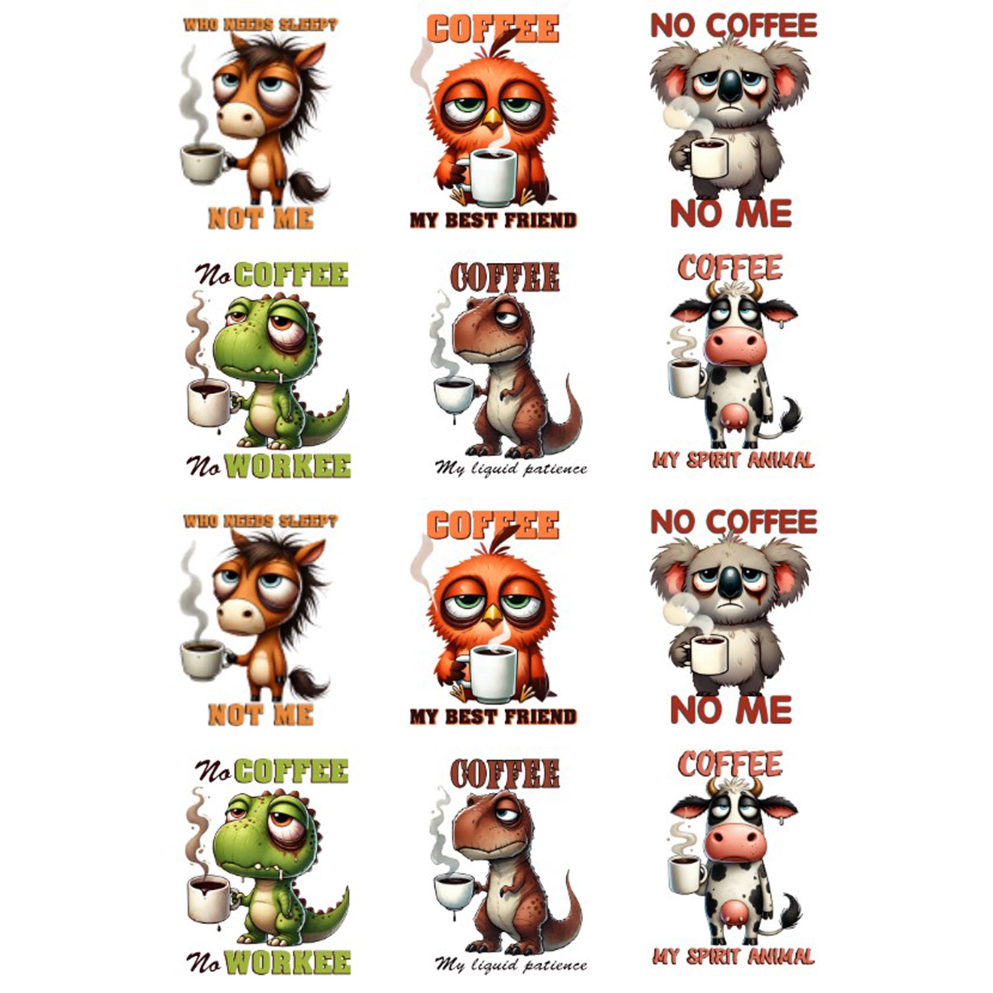A4 Animal Coffee 2