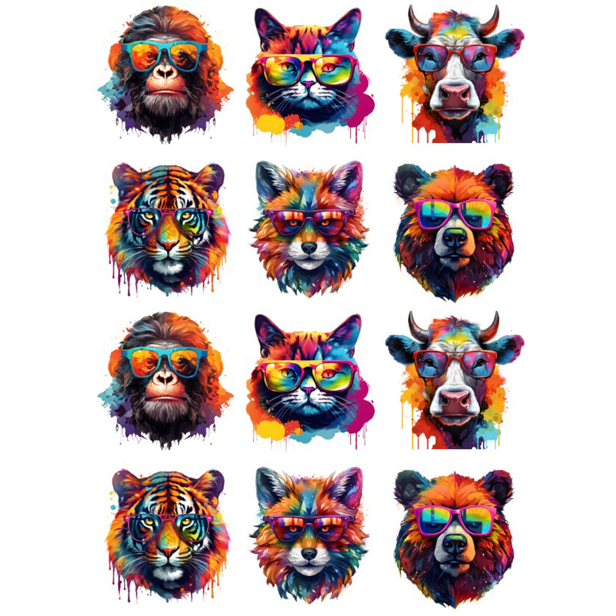 A4 Animal Glasses 5
