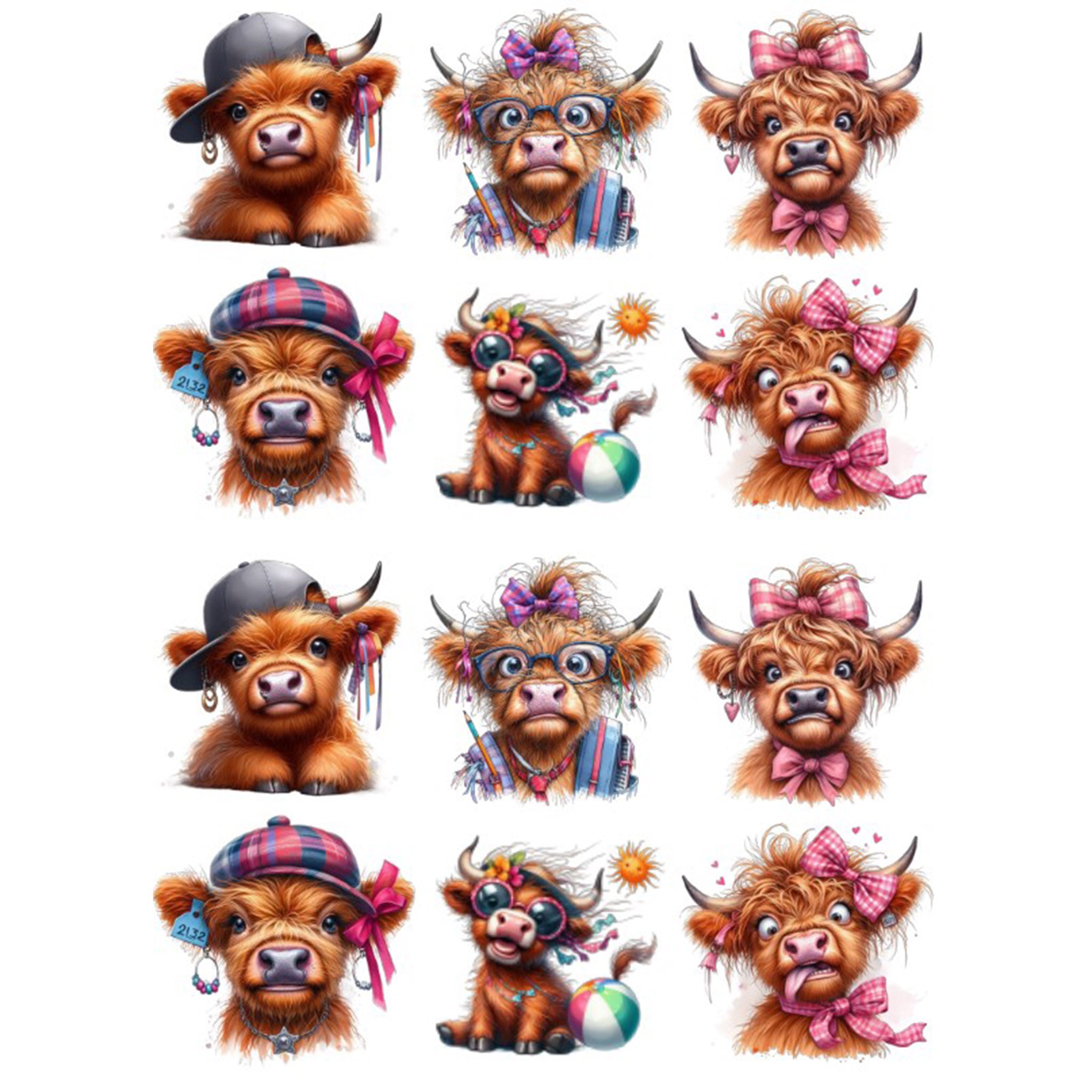 A4 Funky Cow 3