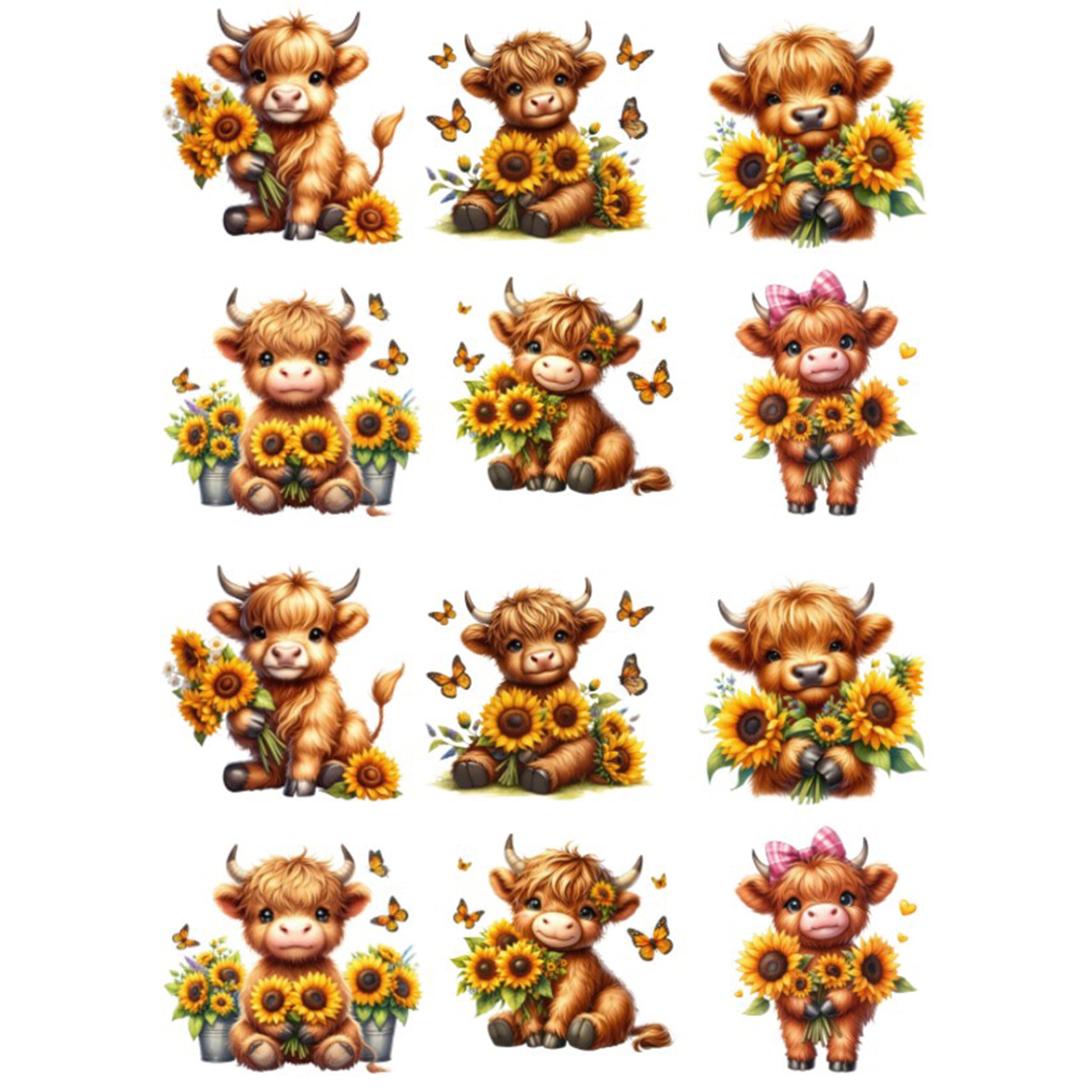 A4 Highland Cow 4