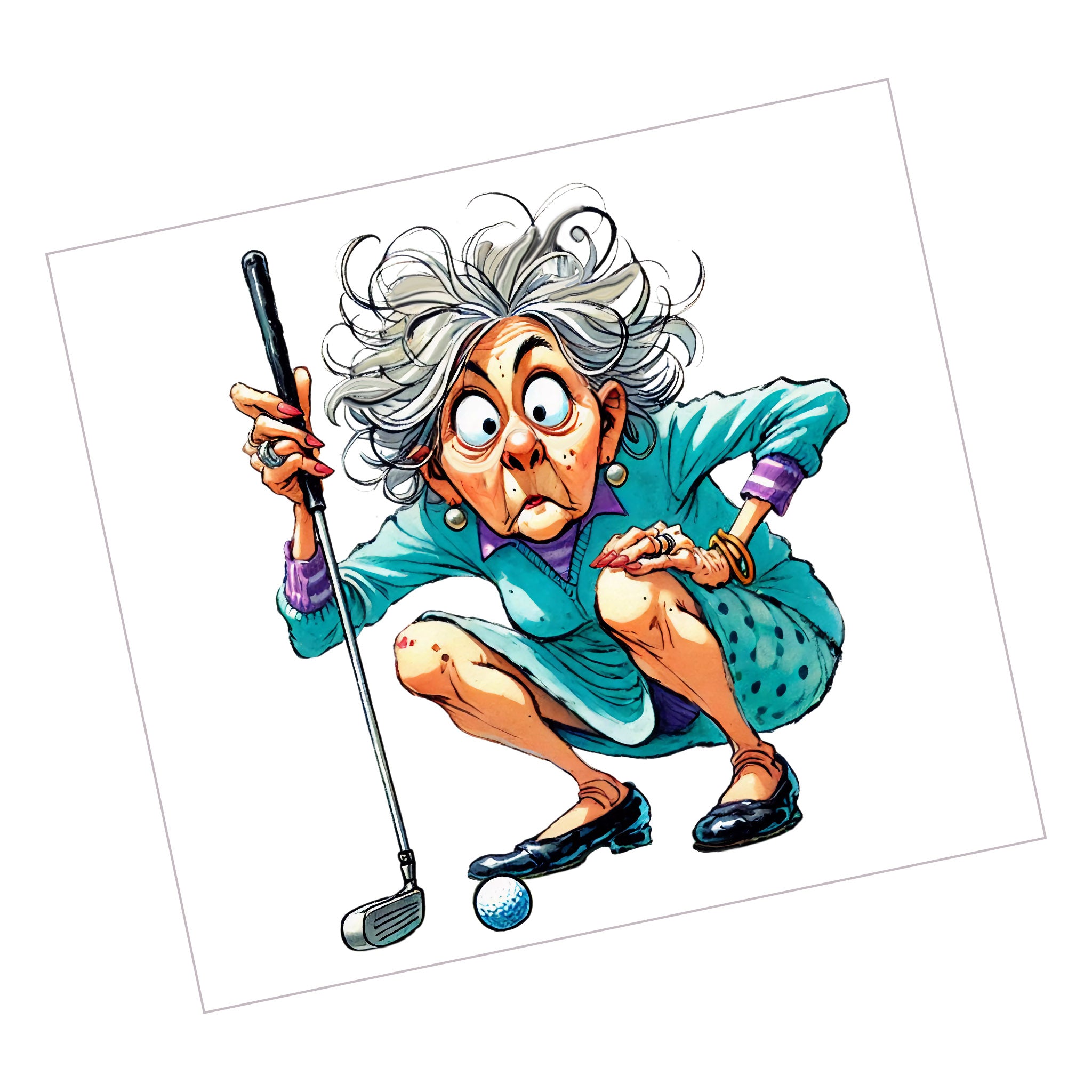 Lady Golfer 11