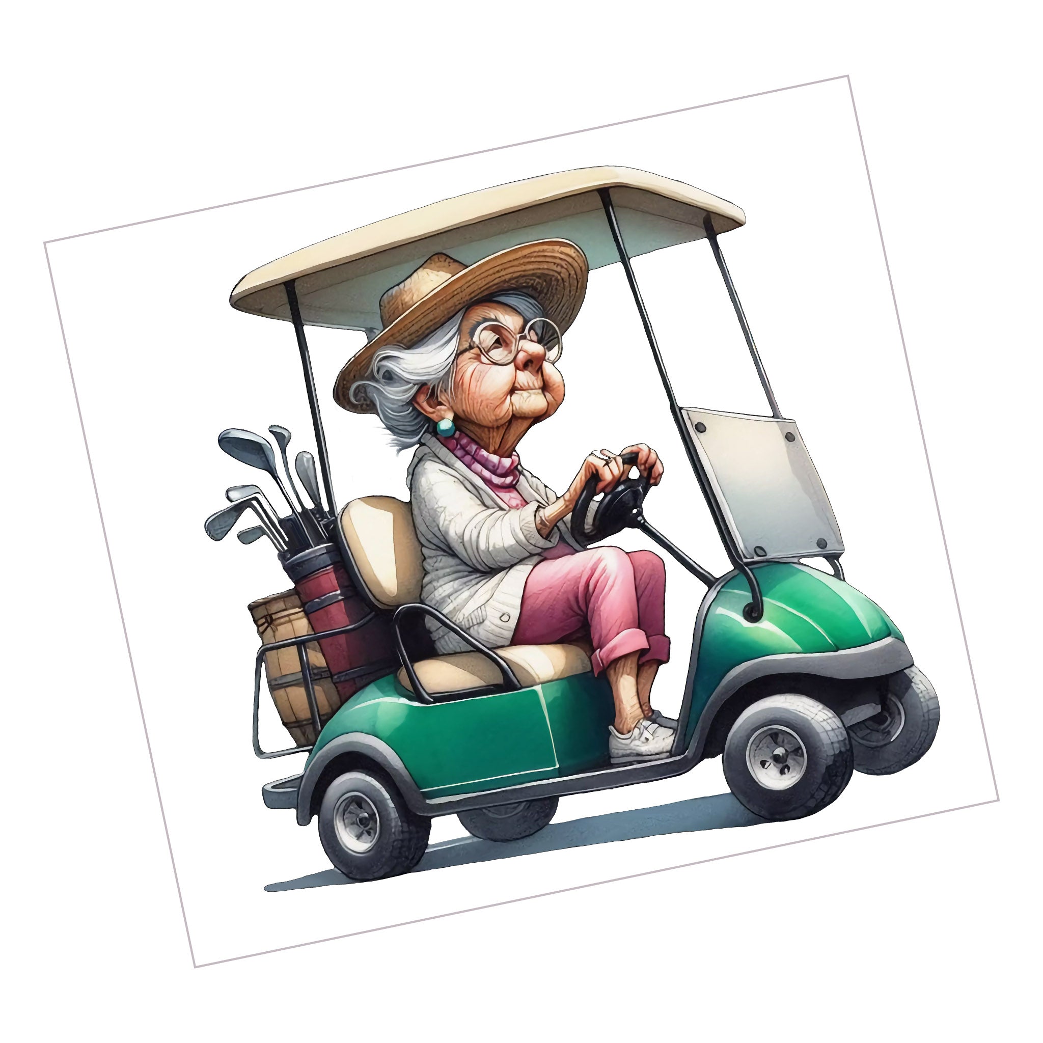 Lady Golfer 12