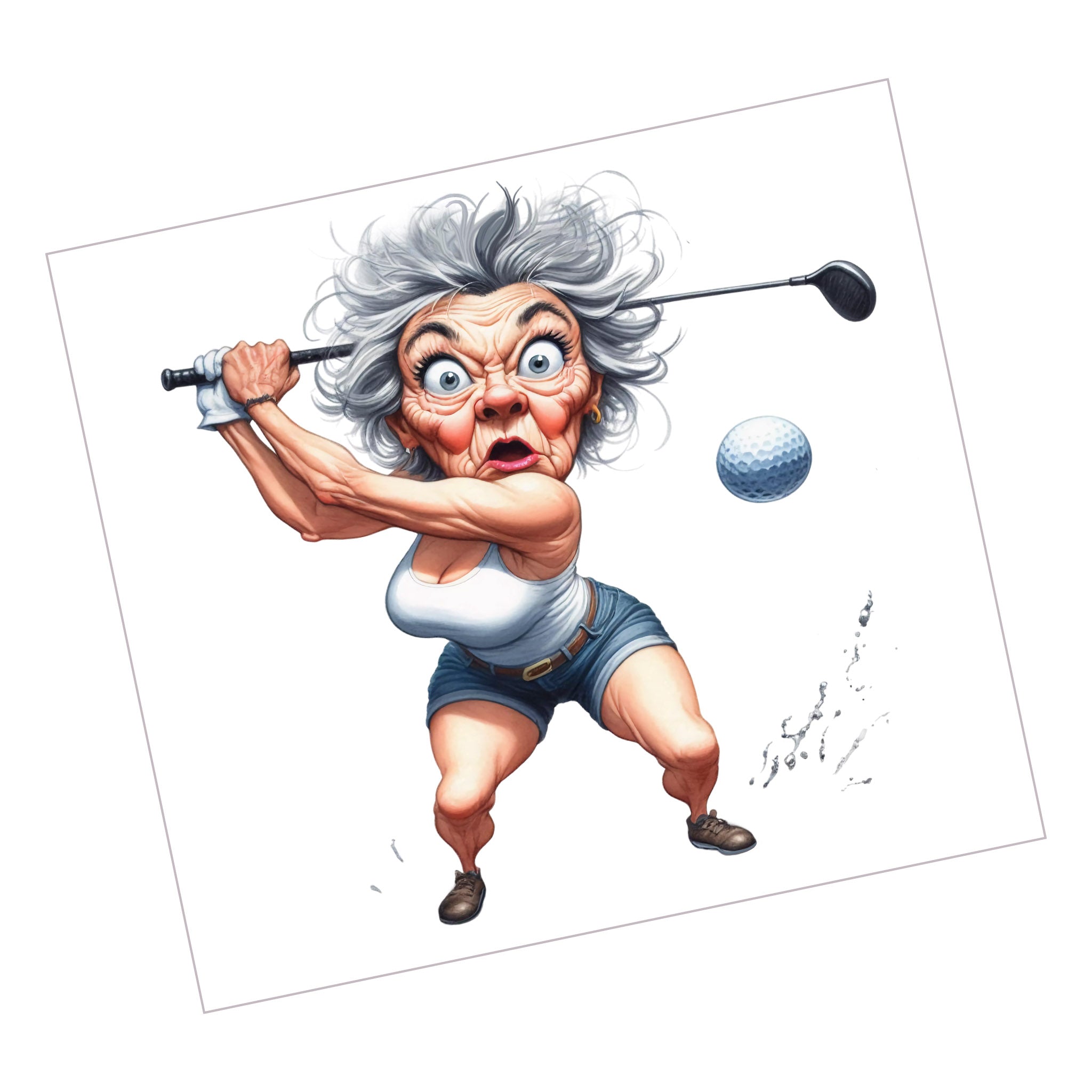 Lady Golfer 18