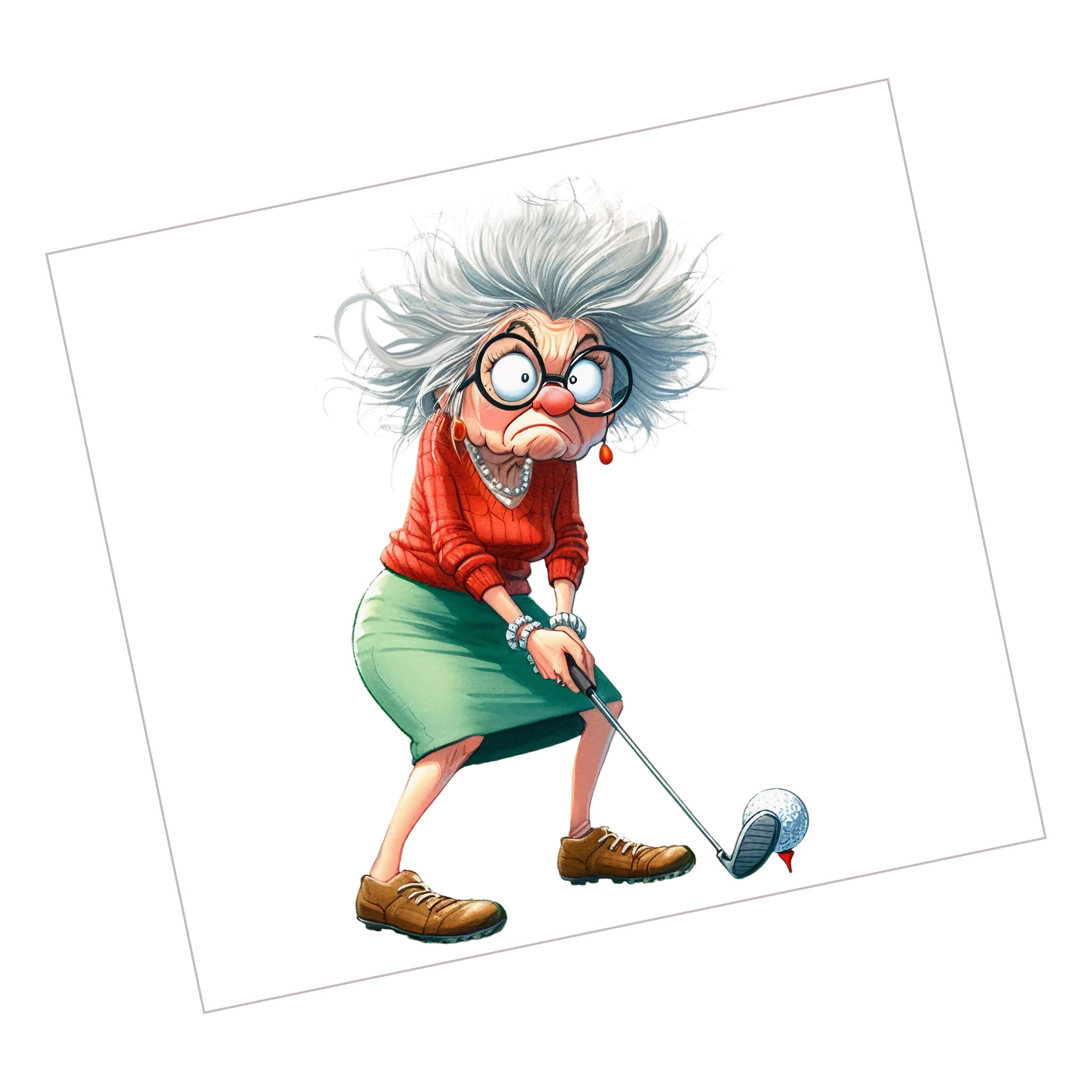 Lady Golfer 25