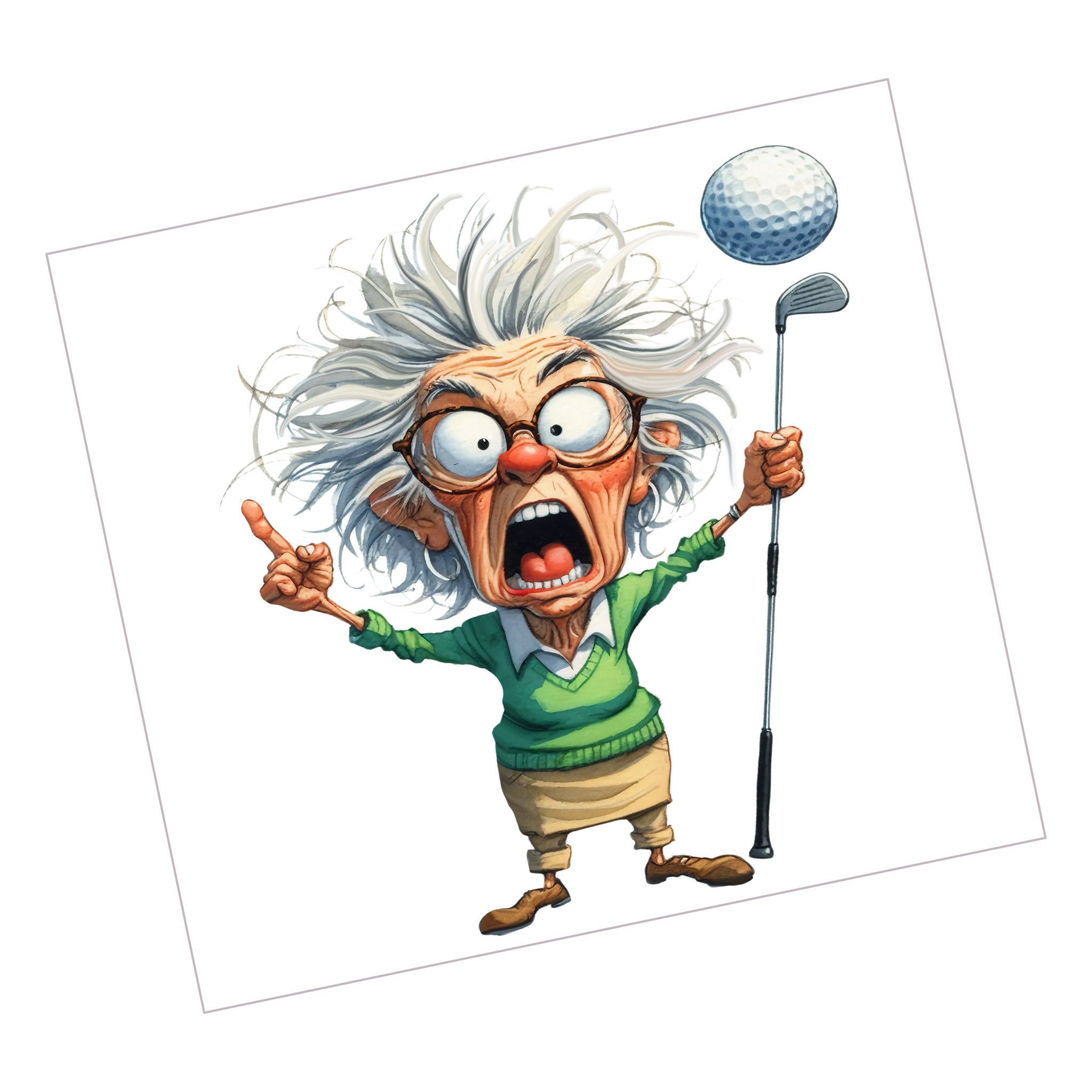 Lady Golfer 30