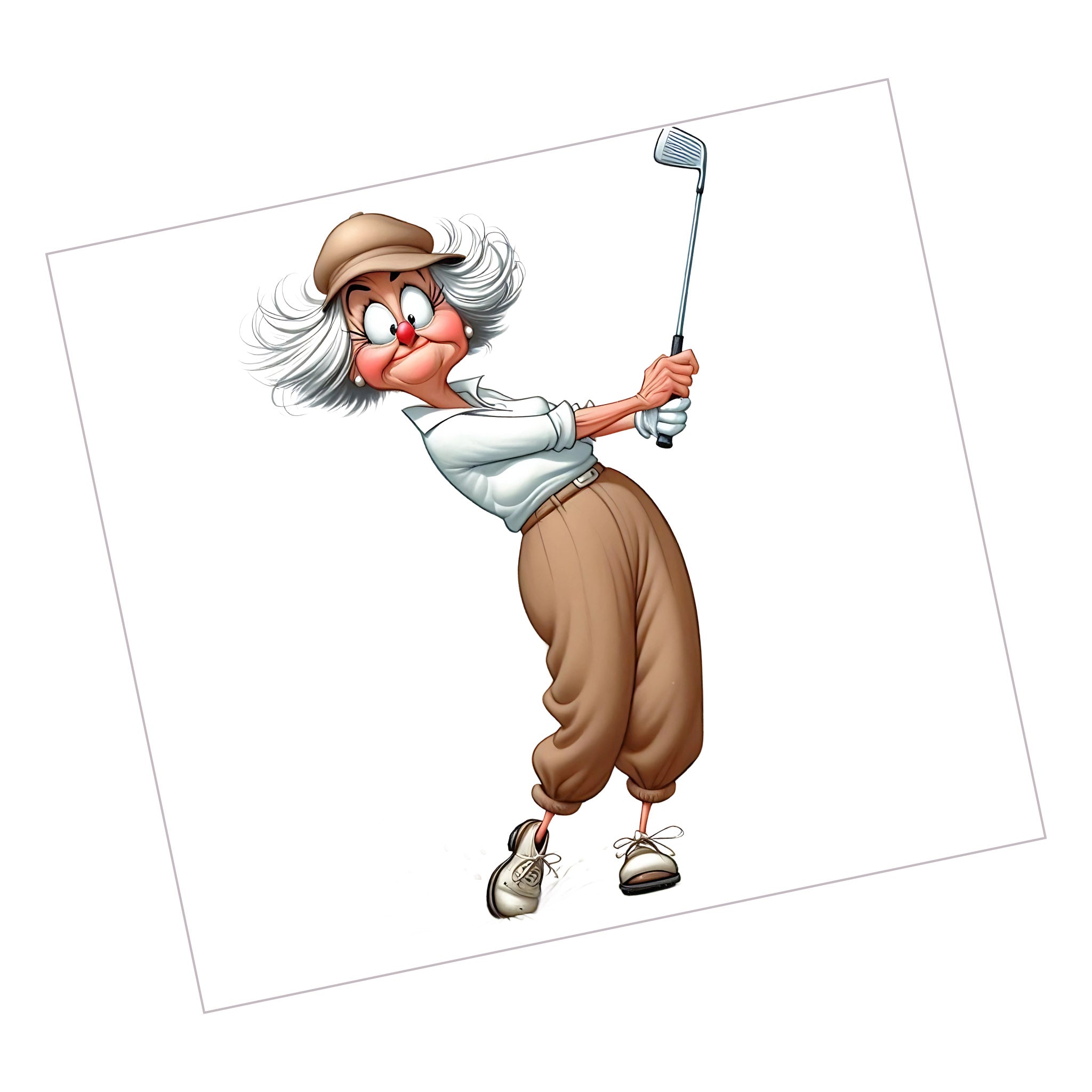 Lady Golfer 50