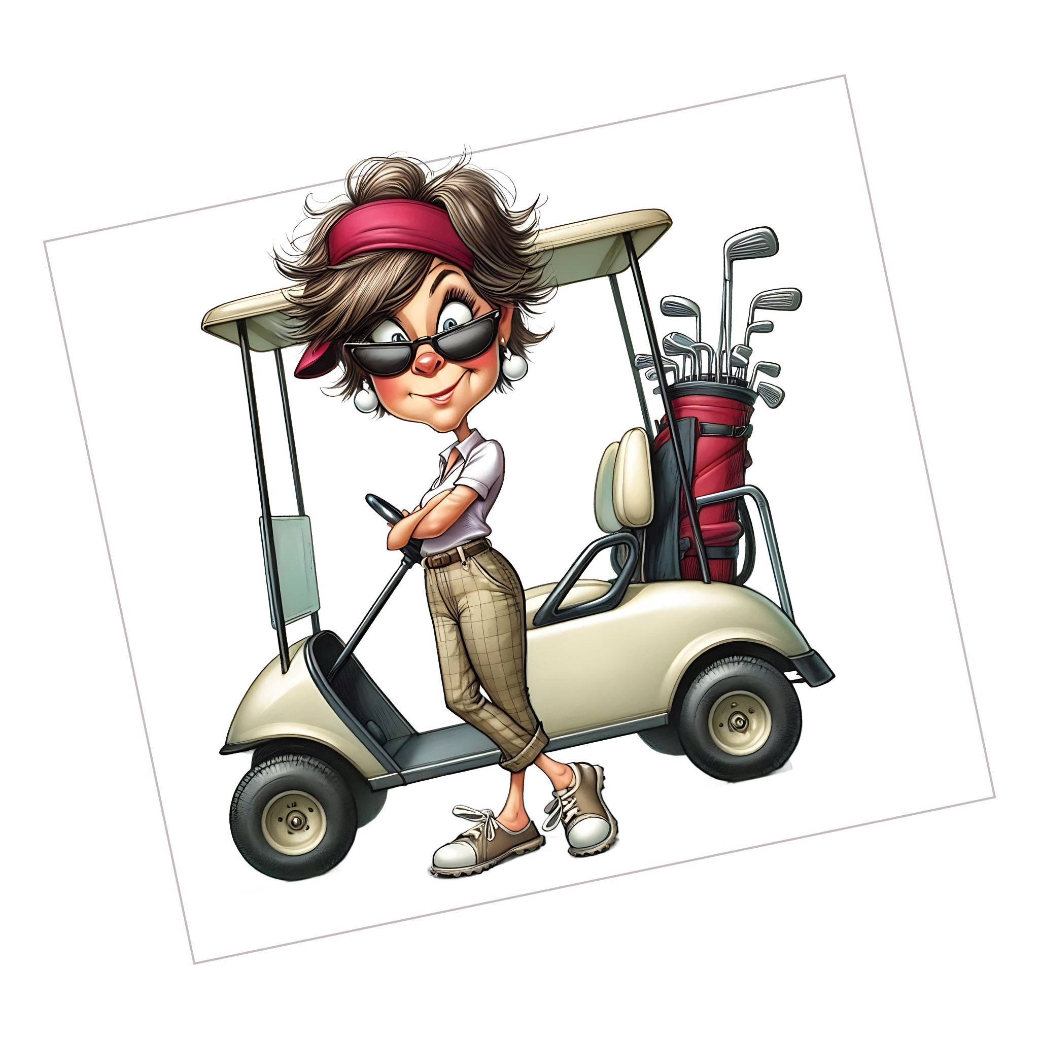 Lady Golfer 53