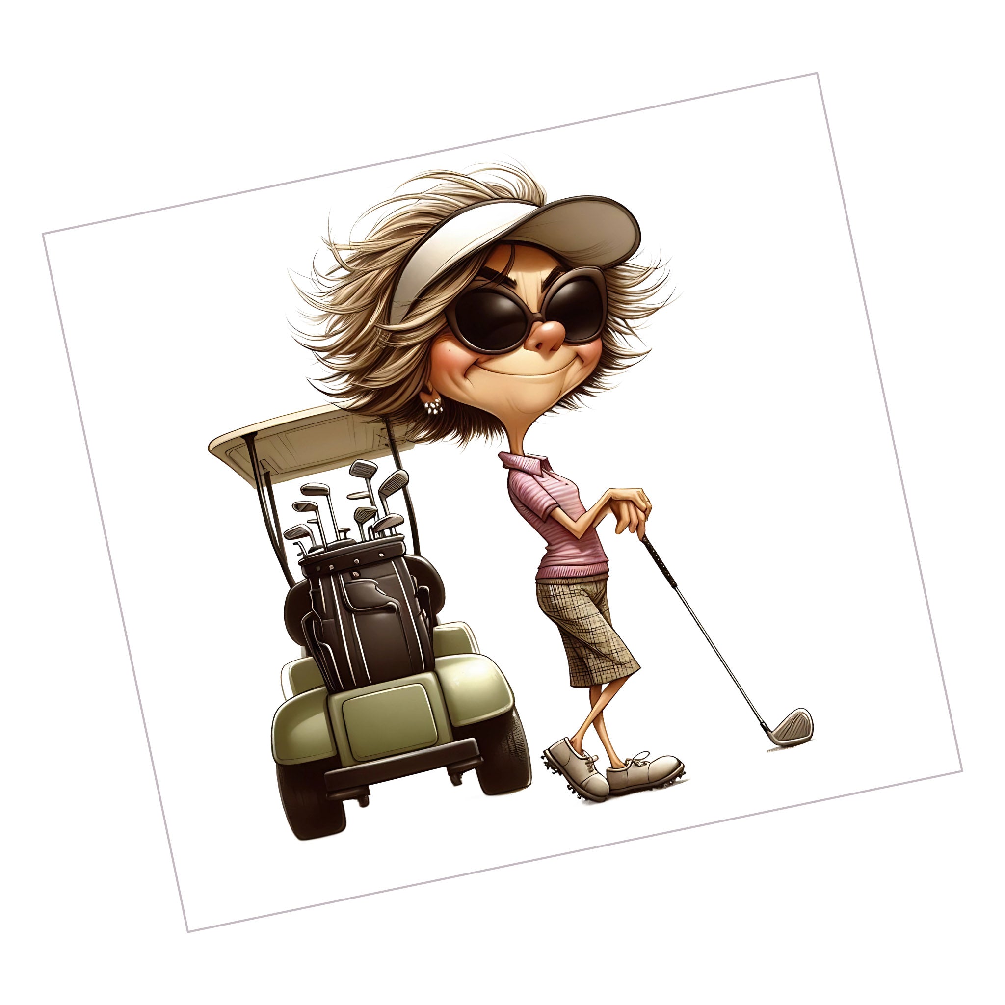 Lady Golfer 55