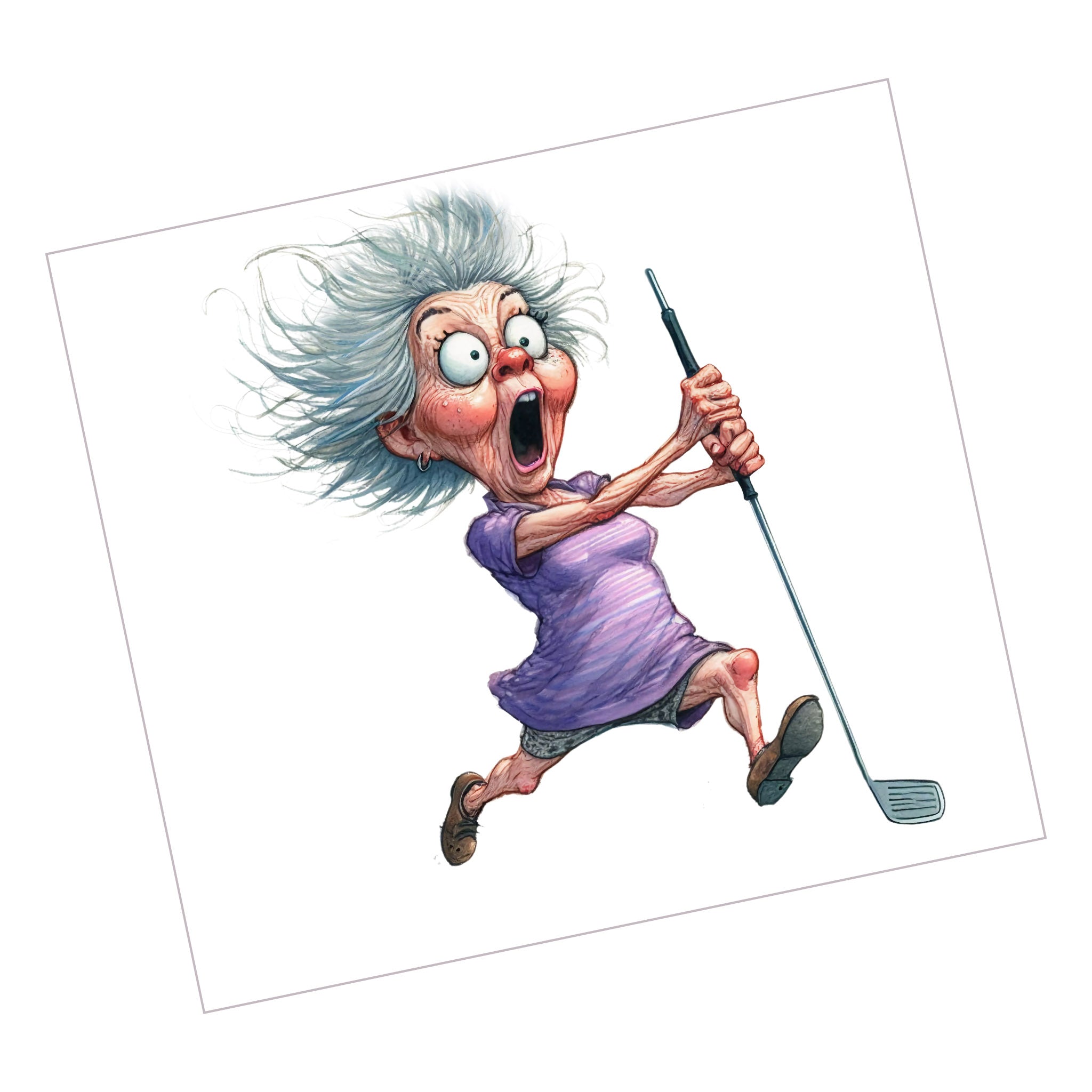 Lady Golfer 8