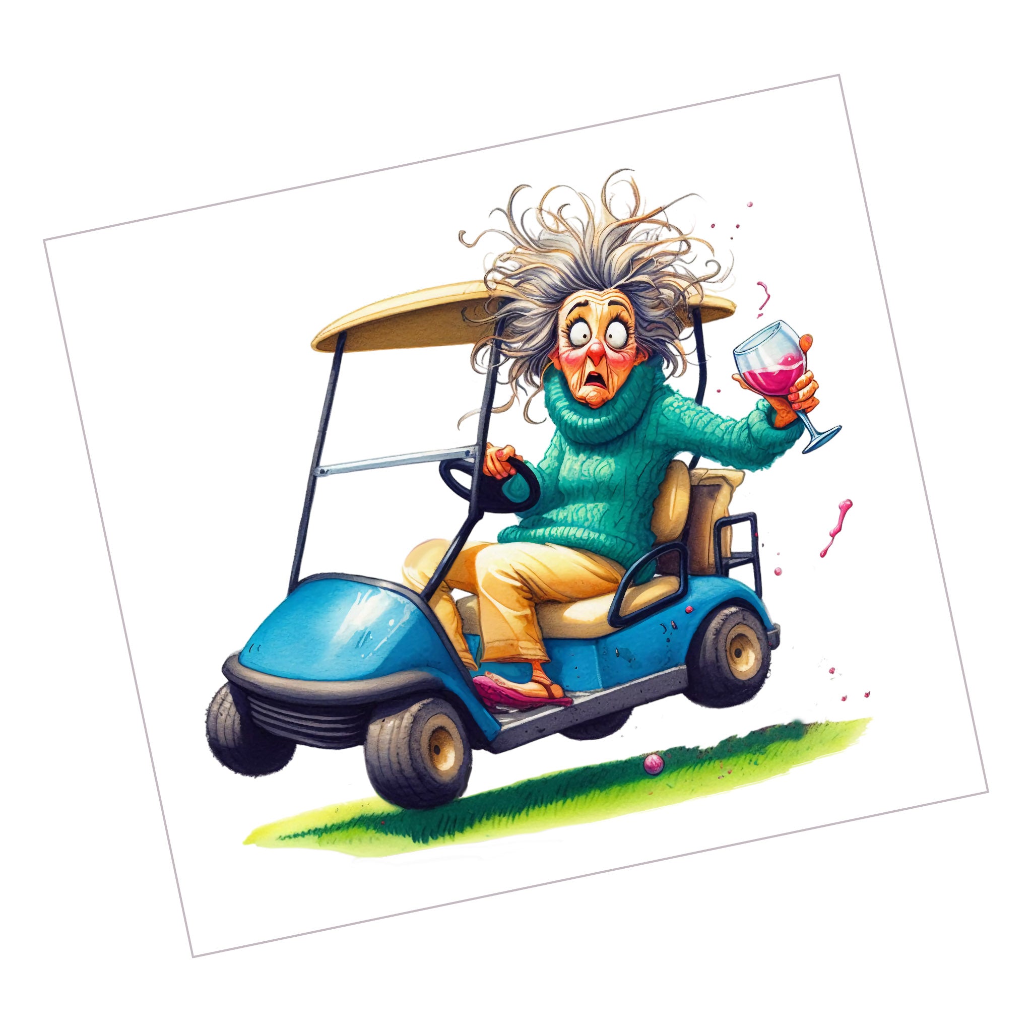 Lady Golfer 9
