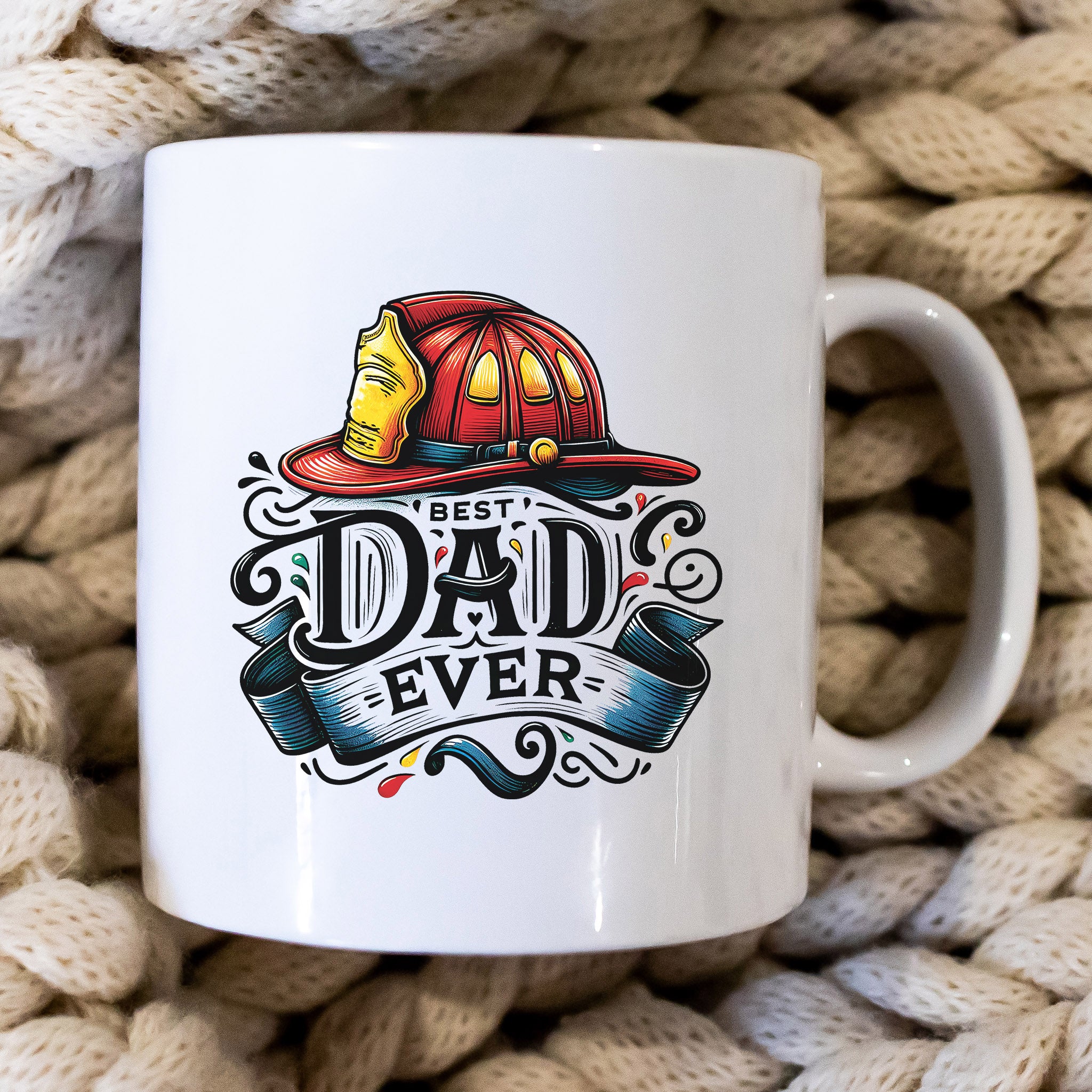 Best Dad Fireman