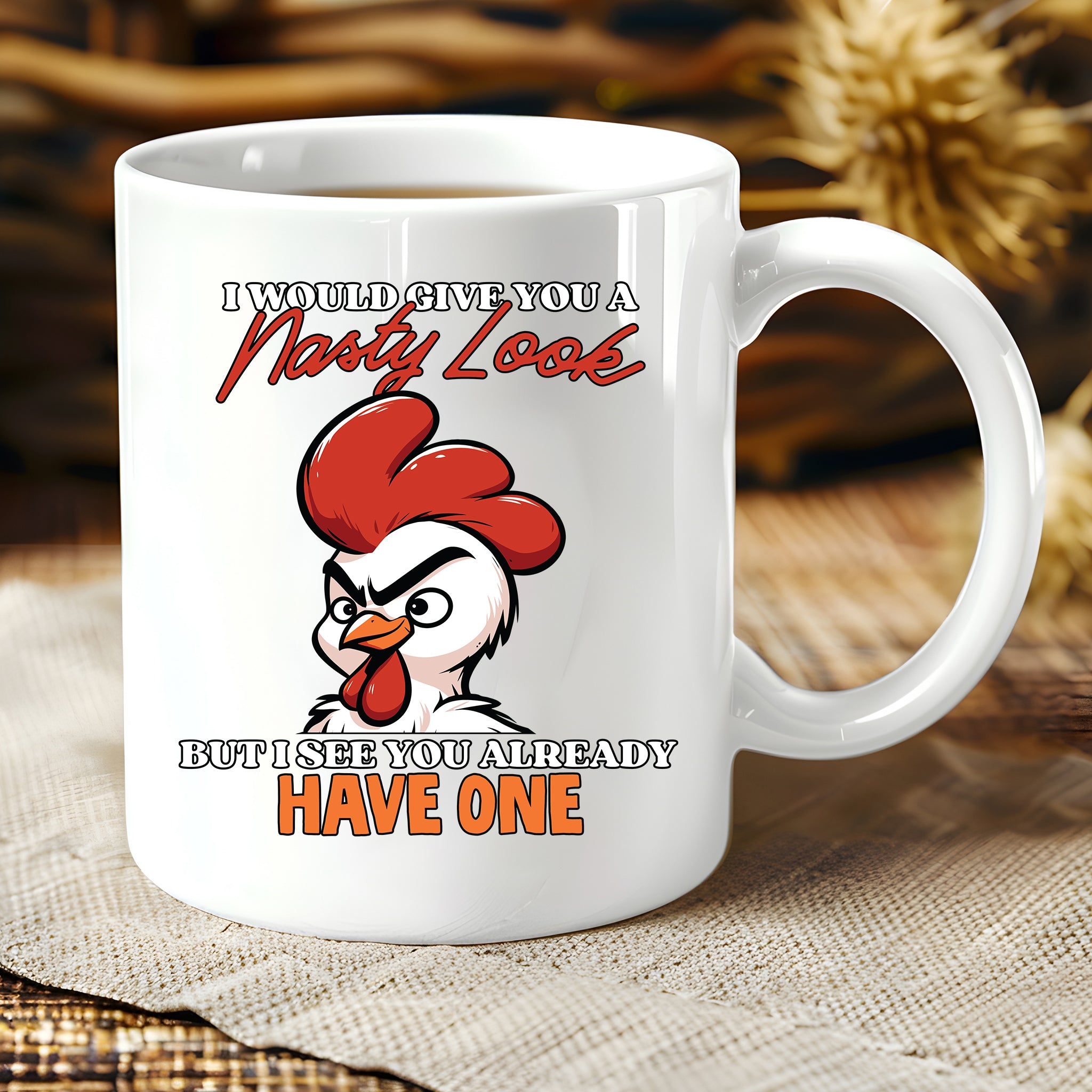 Chicken Nasty Look