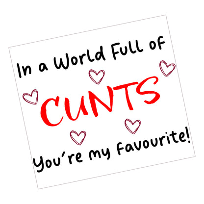 Favourite Cunt