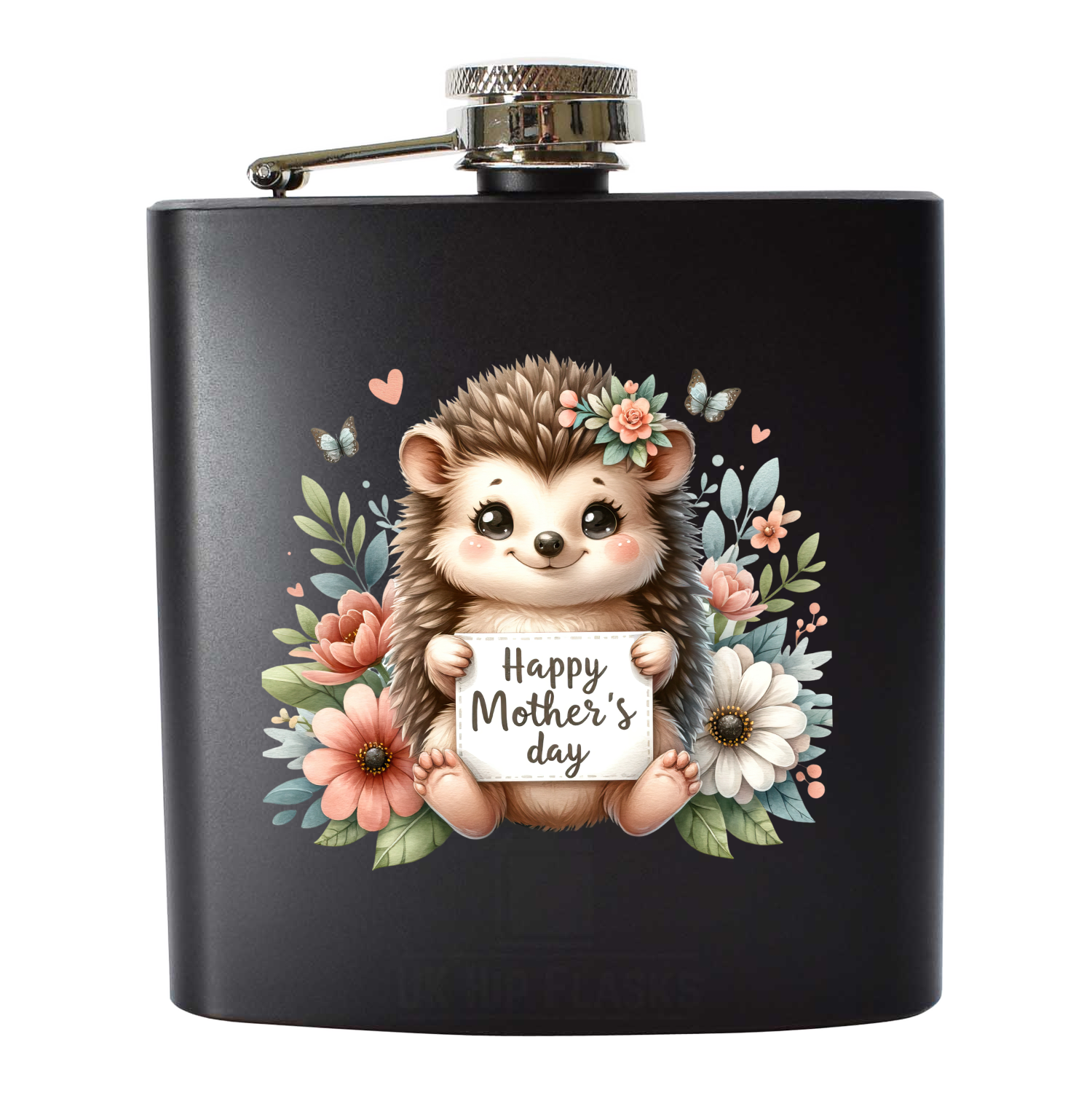 Black Hip Flask