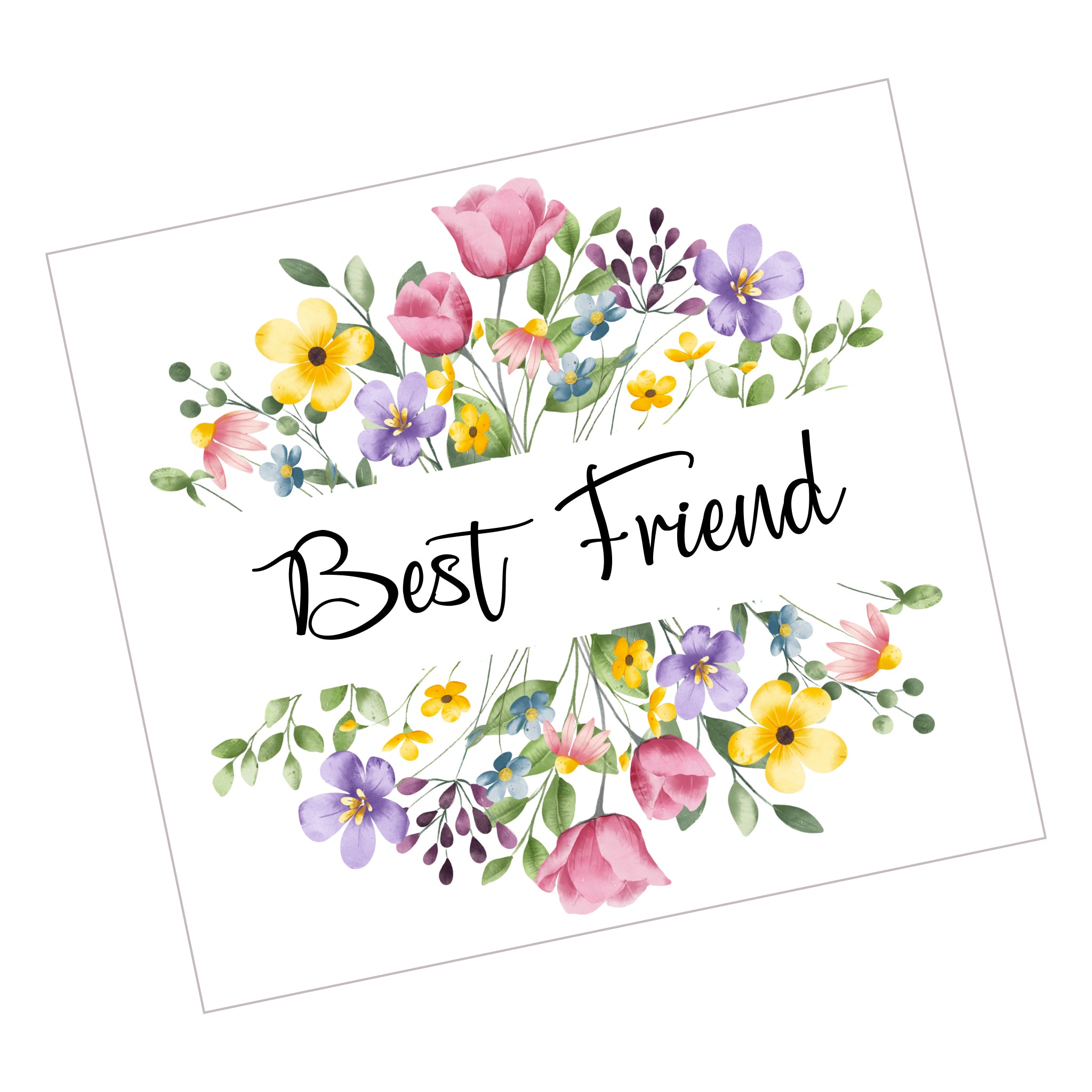 Floral 2 Best Friend