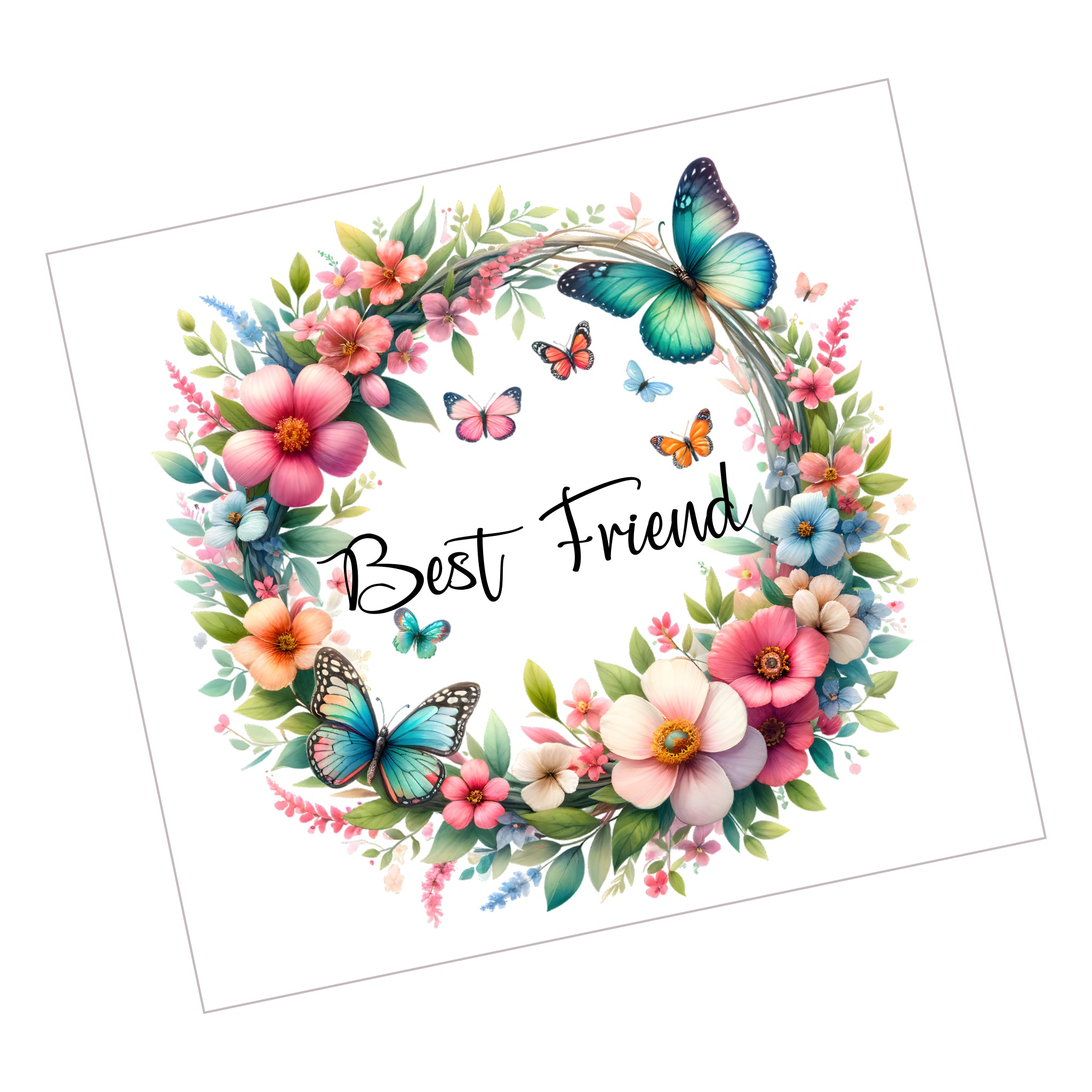 Floral 3 Best Friend