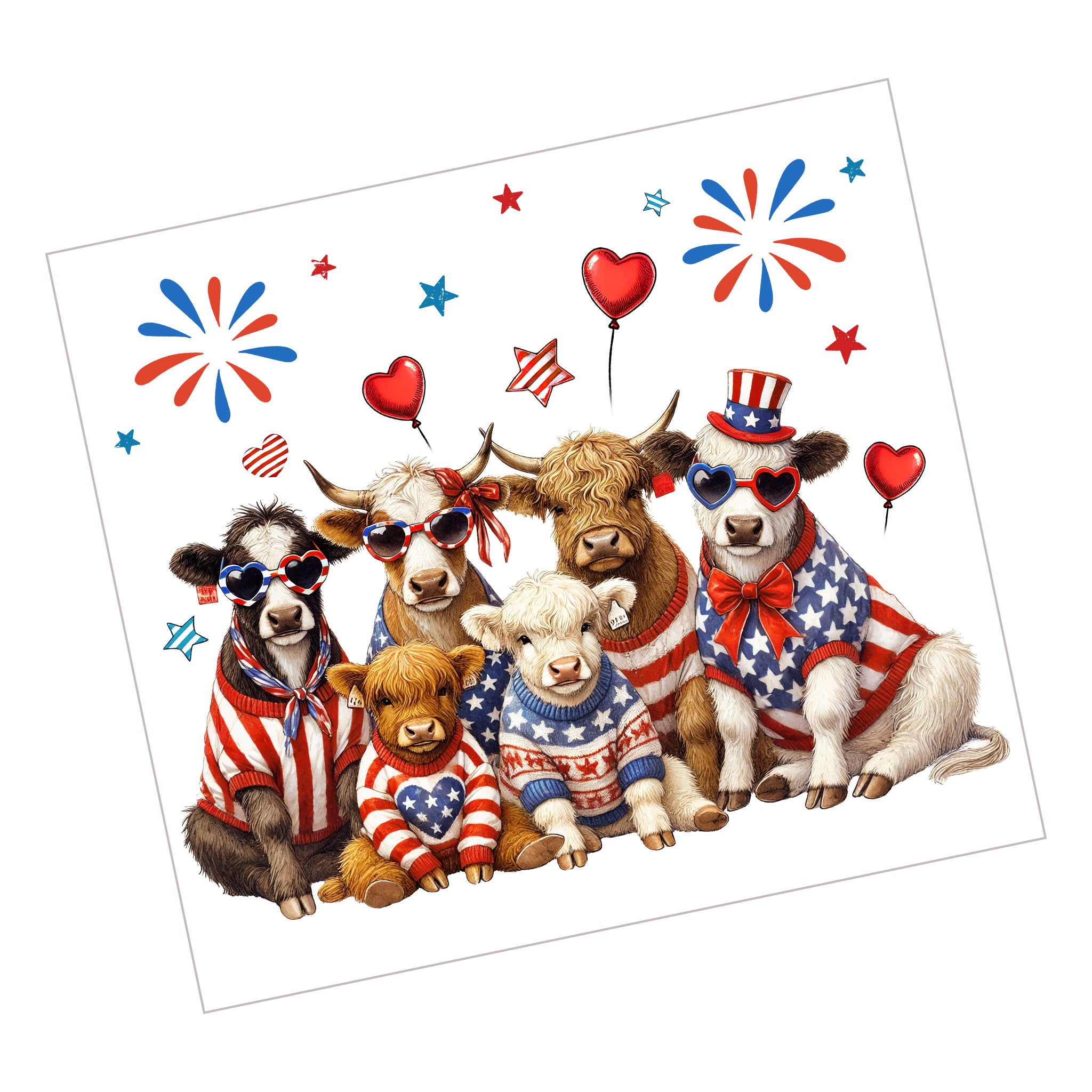 Patriotic Cows