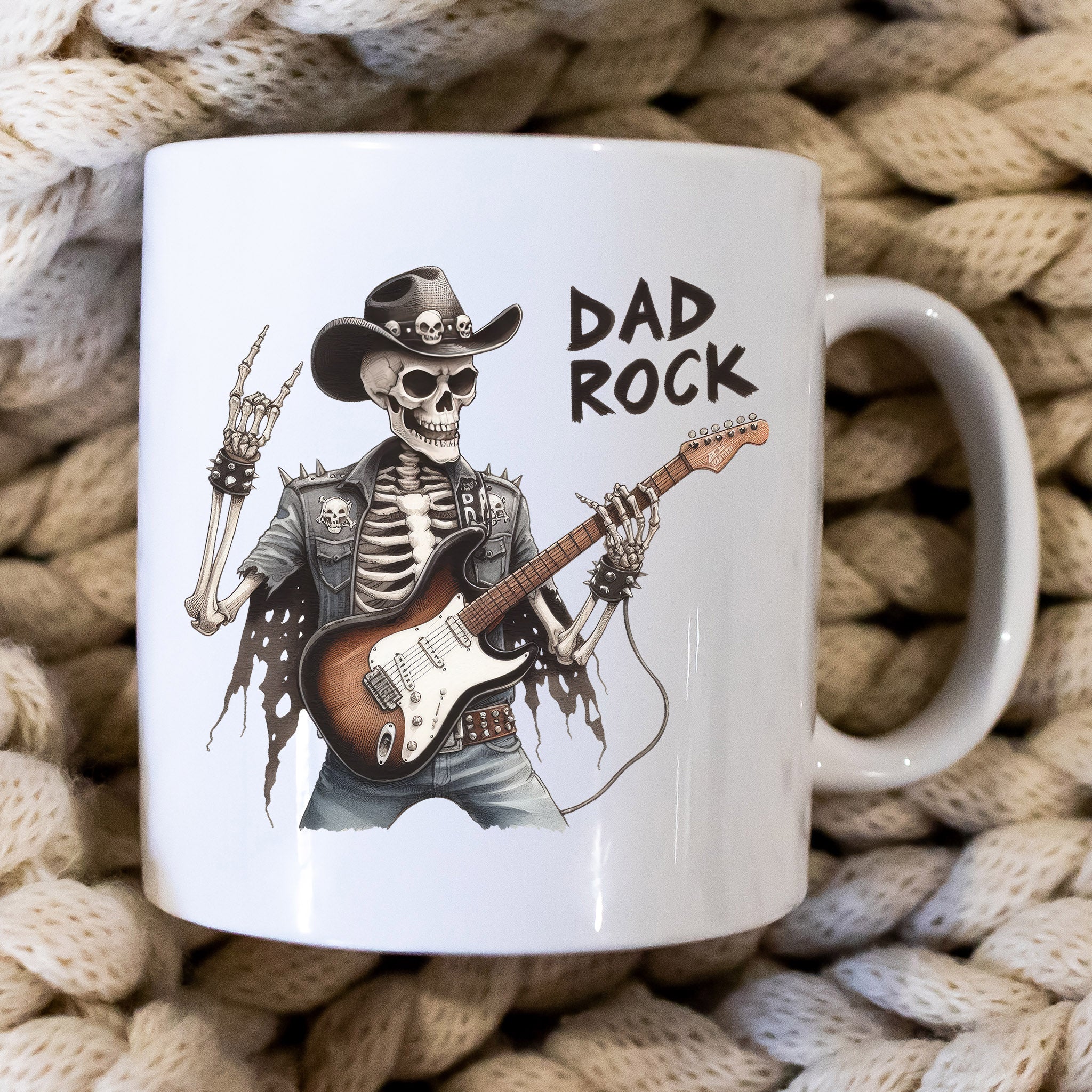 Skeleton Dad Rock