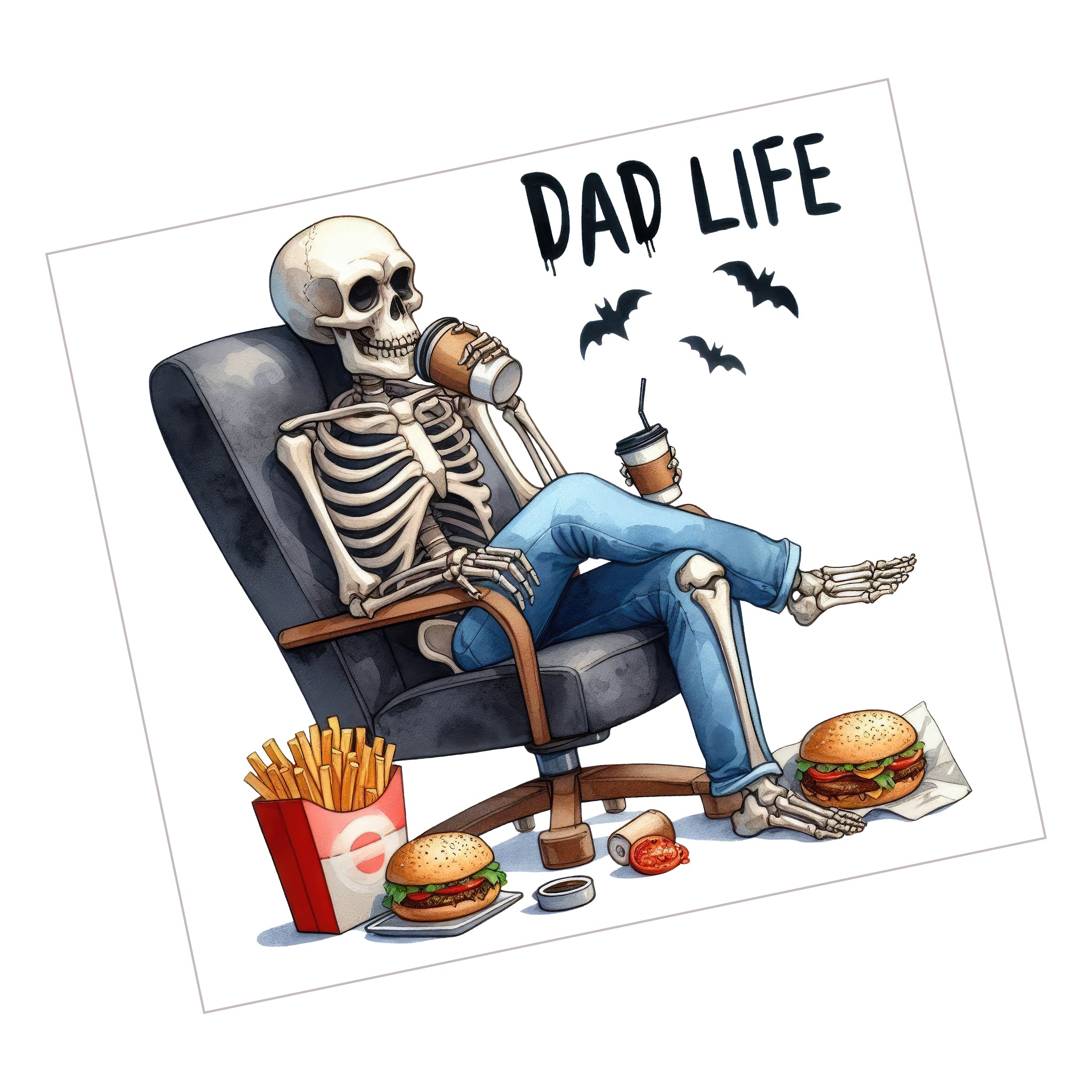 Skeleton Dad's Life
