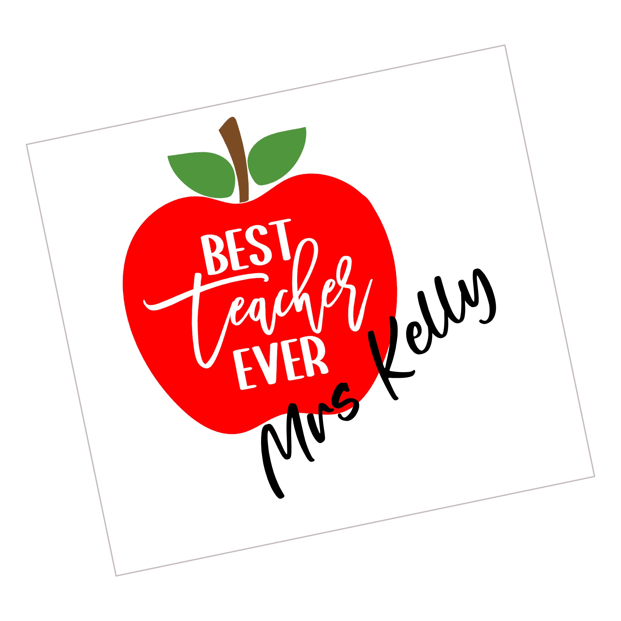 Teacher Apple