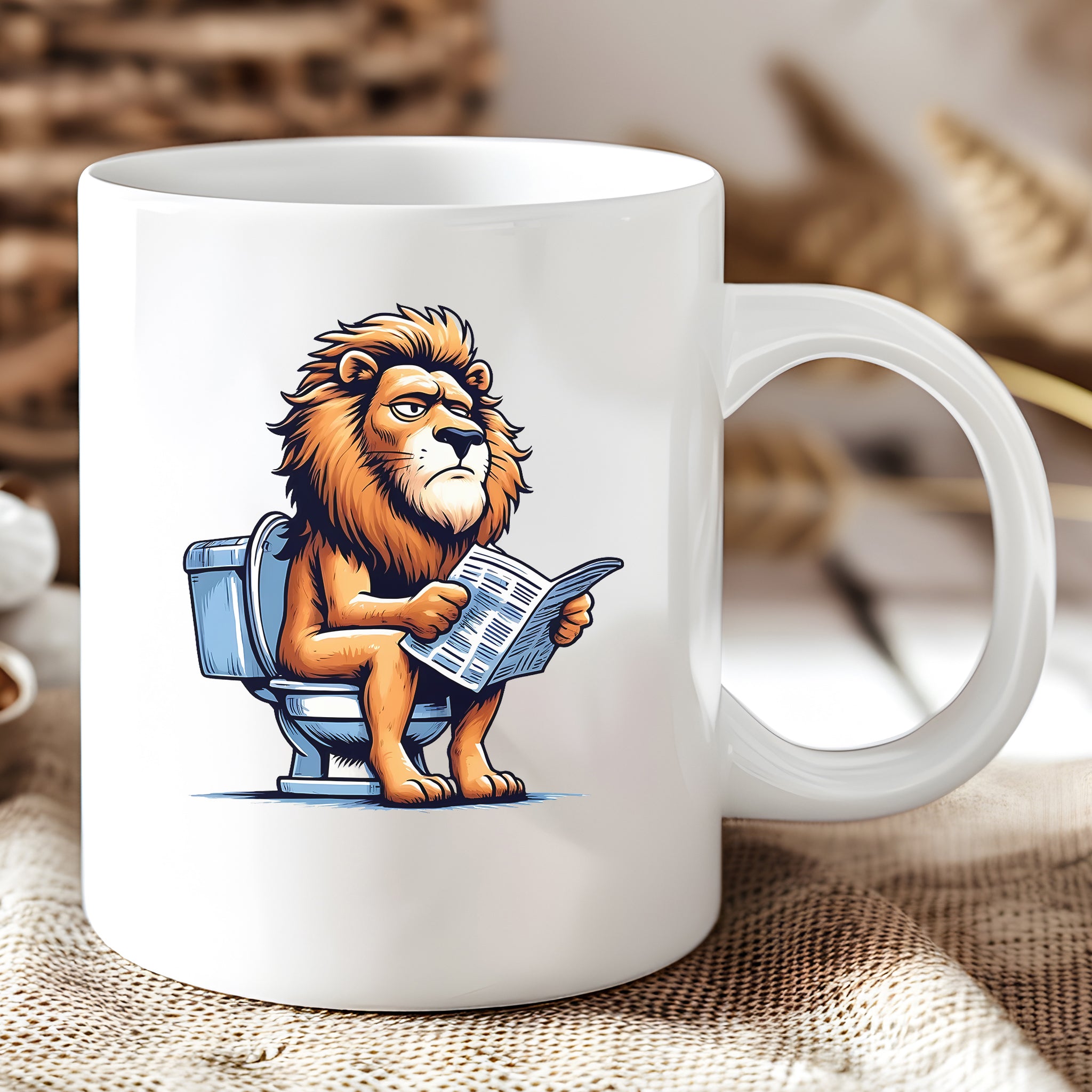 Toilet Lion