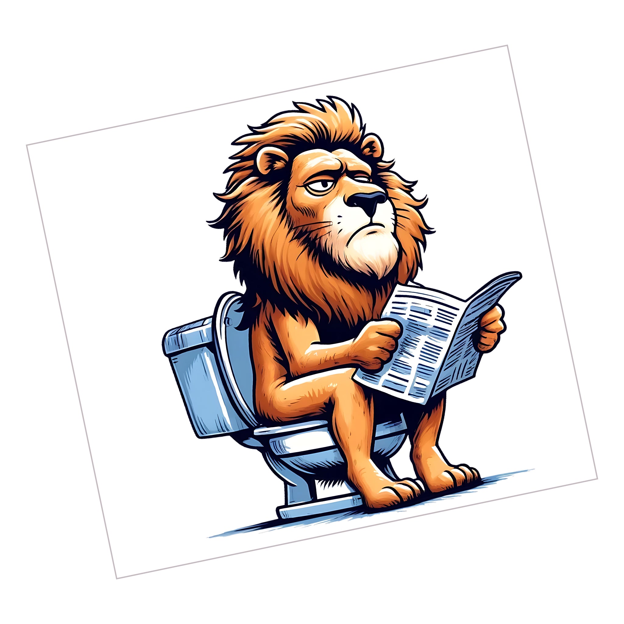 Toilet Lion
