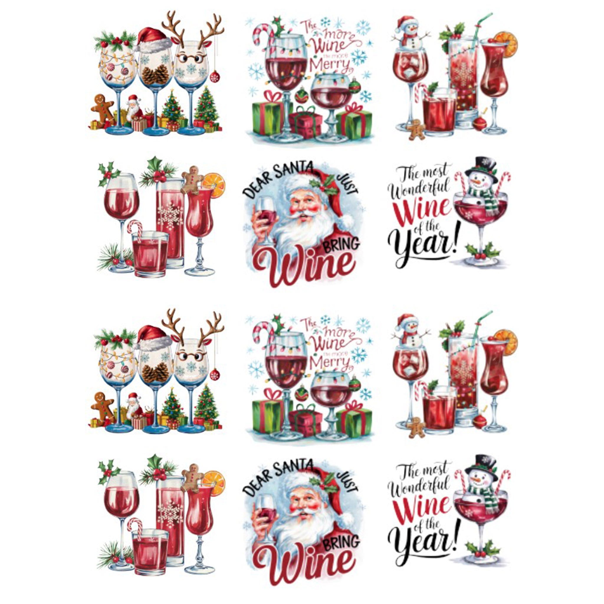 A4 Christmas Wine 1
